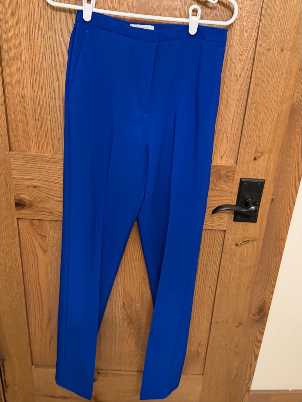 Women's Royal Blue Tailored Stretch Pants-never worn!